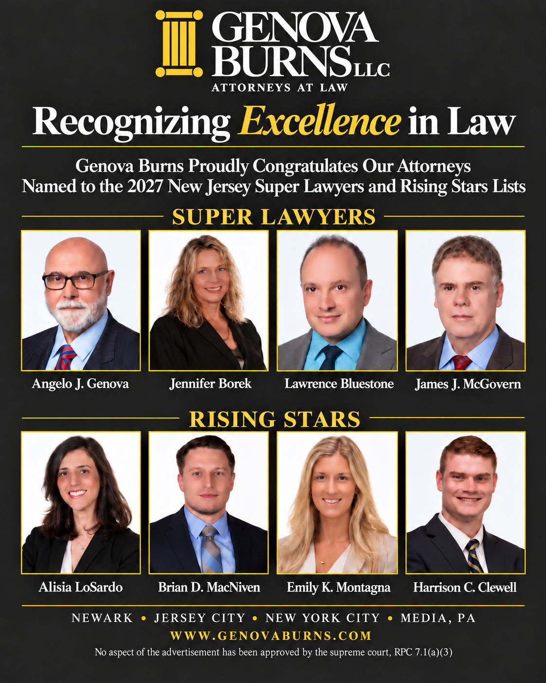 2027 Super Lawyer & Rising Stars Announcement 